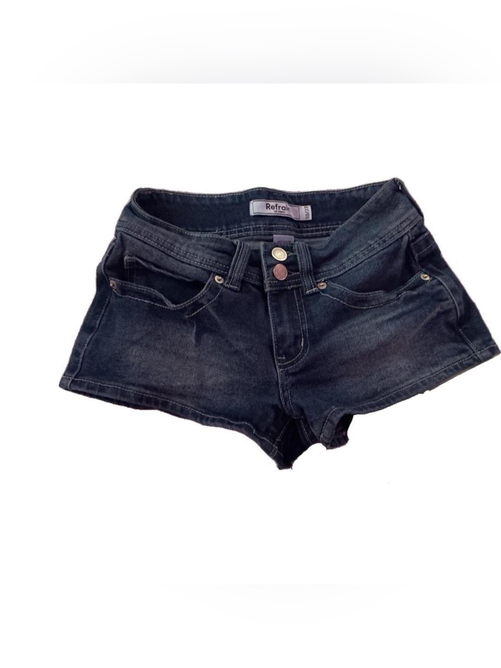 Low rise mini shorts